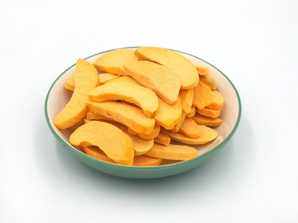 Freeze Dried Peach Crisps