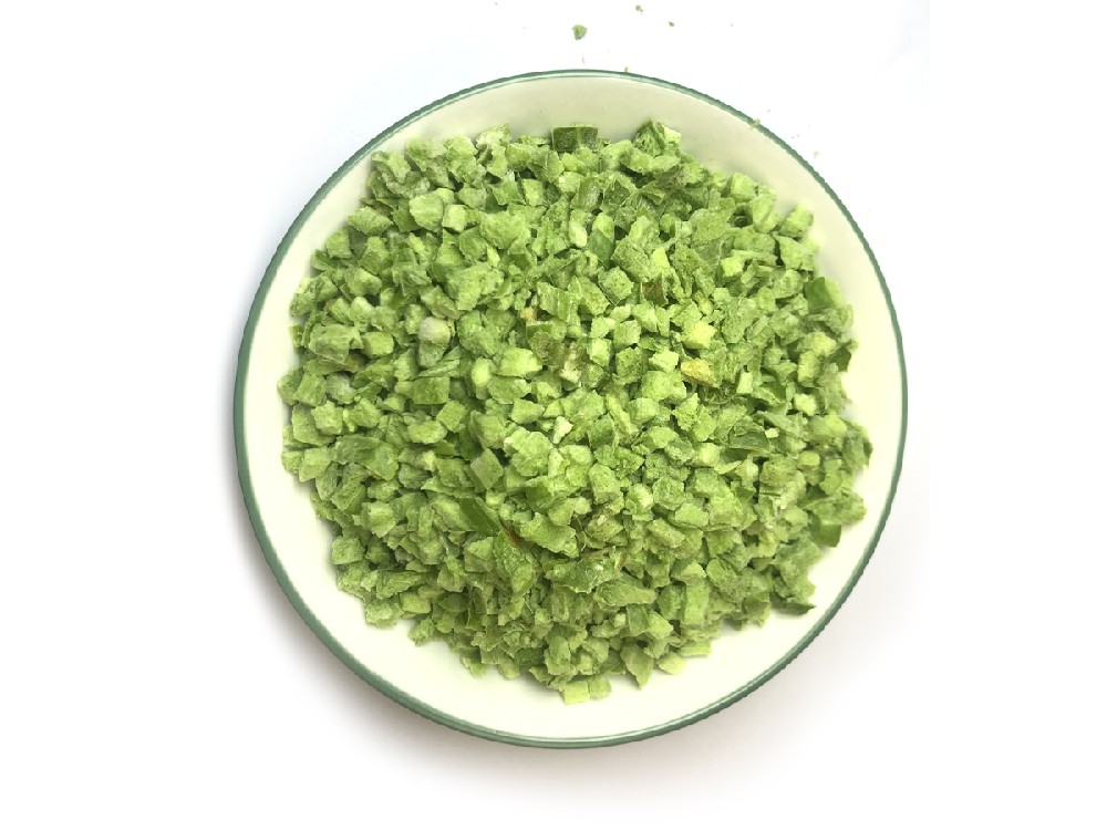 Freeze Dried Diced Green Pepper