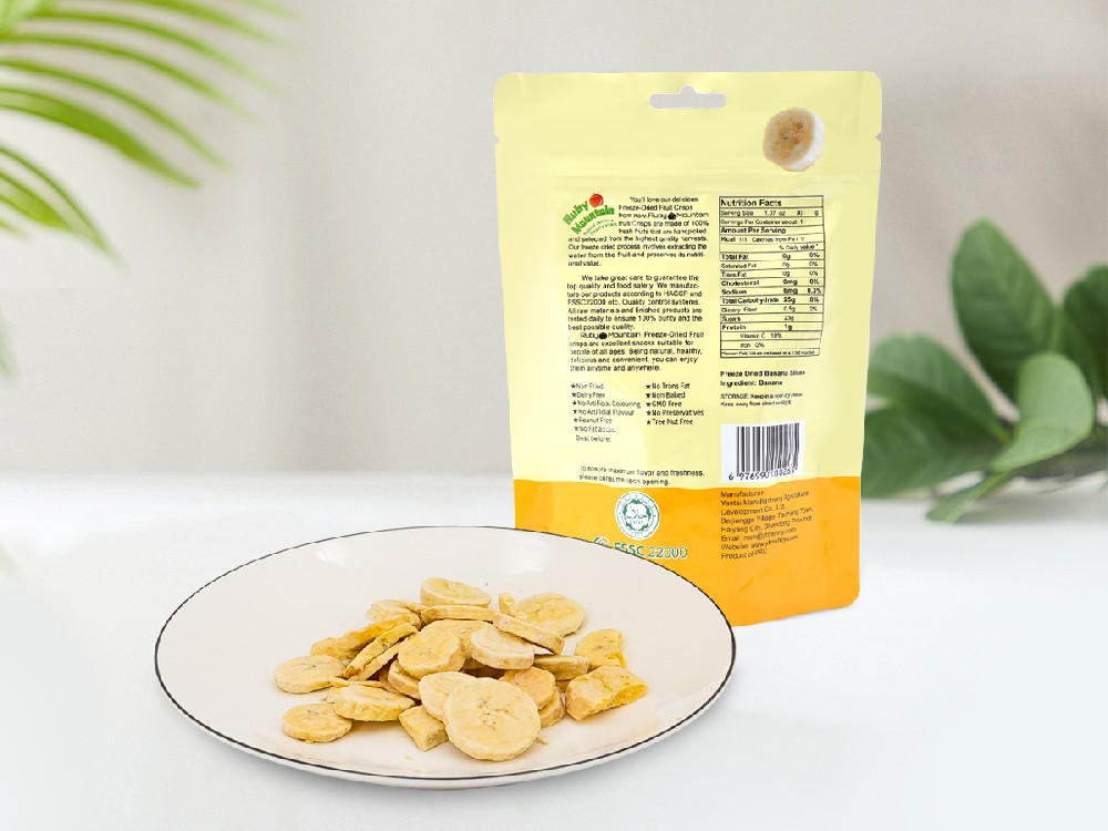 Freeze Dried Banana Crisps