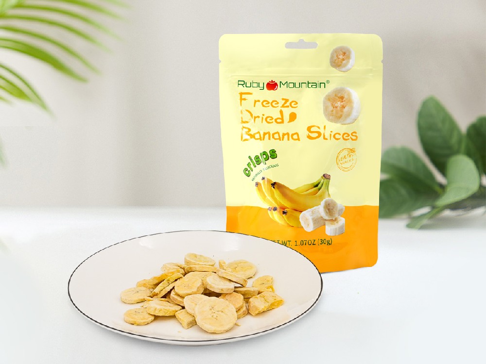 Freeze Dried Banana Crisps