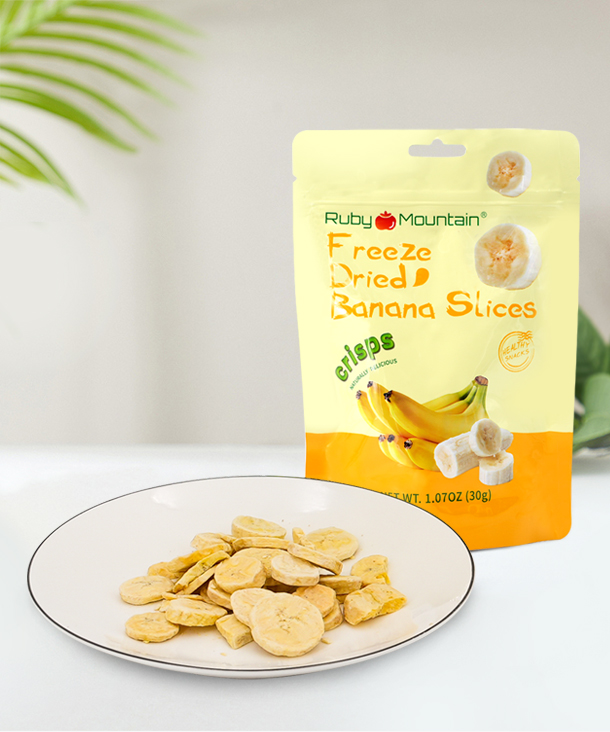 Freeze Dried Banana Crisps