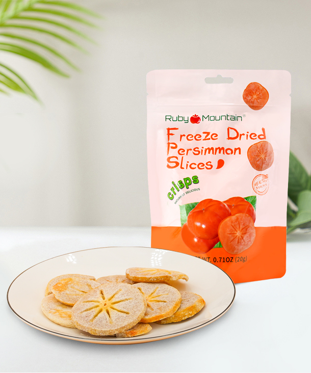 Freeze Dried Sweet Persimmon Crisps